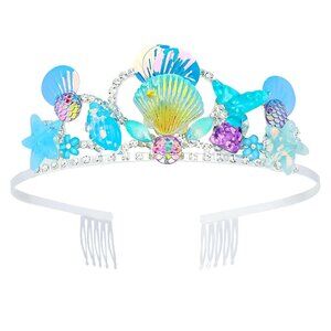 Mermaid Crown, Mermaid Party Decorations, Mermaid Headband, Mermaid Party Suppli